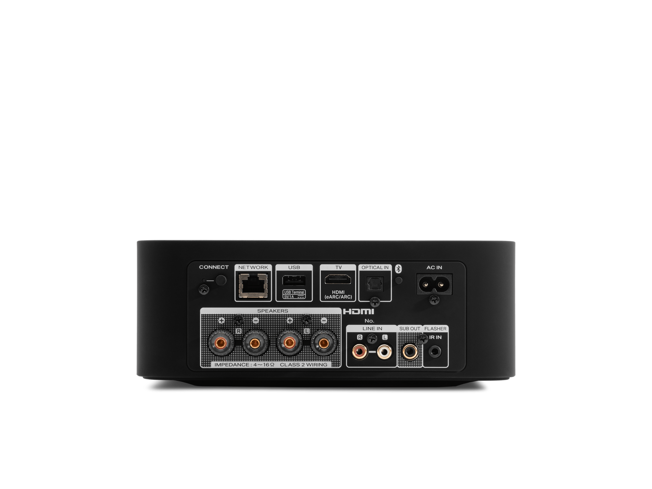 MODEL M1 — Compact 2 Channel 100W Wireless Streaming Amplifier Powered by HEOS™