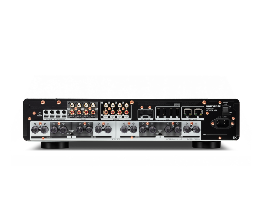 MODEL M4 — 8-Channel 100W Distribution Amplifier with HEOS Built-in & 4 Zones